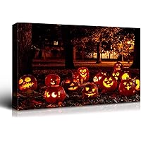 BANHUA1 Halloween Pumpkin Wall Decoration Canvas Wall Art Painting Posters Home Decoration Wall Art Pictures HD Canvas Prints (36
