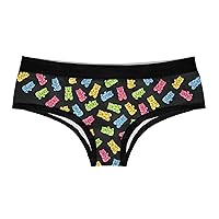 Crazy Dog T-Shirts Womens Gummy Bear Spirit Animal Panties Funny Cute Bikini Brief Gift Candy Lovers Cool