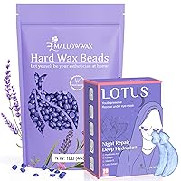 1LB Hard Wax Beads + Under Eye Mask Patches