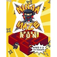 Mazes For Kids Ages 4-8: Maze Activity Book | Fun and Challenging Mazes | 4-6, 6-8 | Workbook for Games, Puzzles, and Problem-Solving | 100 Mazes: Ninja Maze | Speed Run
