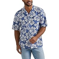 Lee Men's Extreme Motion Short Sleeve Camp Shirt