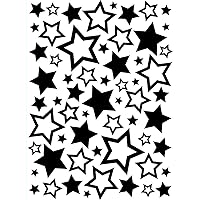 Darice Assorted Stars Embossing Folder, 4 .25 by 5.75-Inch