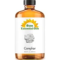 Sun Essential Oils 8oz - Camphor Essential Oil - 8 Fluid Ounces