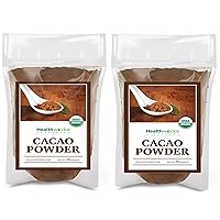 Healthworks Cacao Powder (48 Ounces / 3 Pound) | Cocoa Chocolate Substitute | Certified Organic | Sugar-Free, Keto, Vegan & Non-GMO | Peruvian Bean/Nut Origin | Antioxidant Superfood