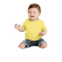 Precious Cargo Infant Core Cotton Tee. CAR54I, Yellow, 18 Months