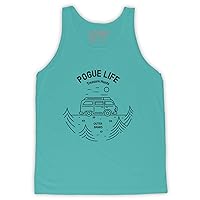 Outer Banks Pogue Life Treasure Hunt Gold Vintage Bus and Trees Tank Top Show