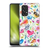 Head Case Designs Officially Licensed Ninola Whimsical Birds Summer Patterns Soft Gel Case Compatible with Samsung Galaxy A53 5G (2022)