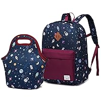 VASCHY Lightweight Preschool Backpack and Insulated Lunch Bag Bundle