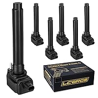 Set of 6 Ignition Coils Fits for 3.6 V6 2011 2012 2013 2014 2015 2016 Dodge Durango Charger Grand Caravan Chrysler Town Country 300 Jeep Grand Cherokee Wrangler Coil Packs Replace# UF648