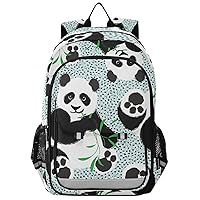 ALAZA Panda and Eucalyptus Casual Backpack Travel Daypack Bookbag