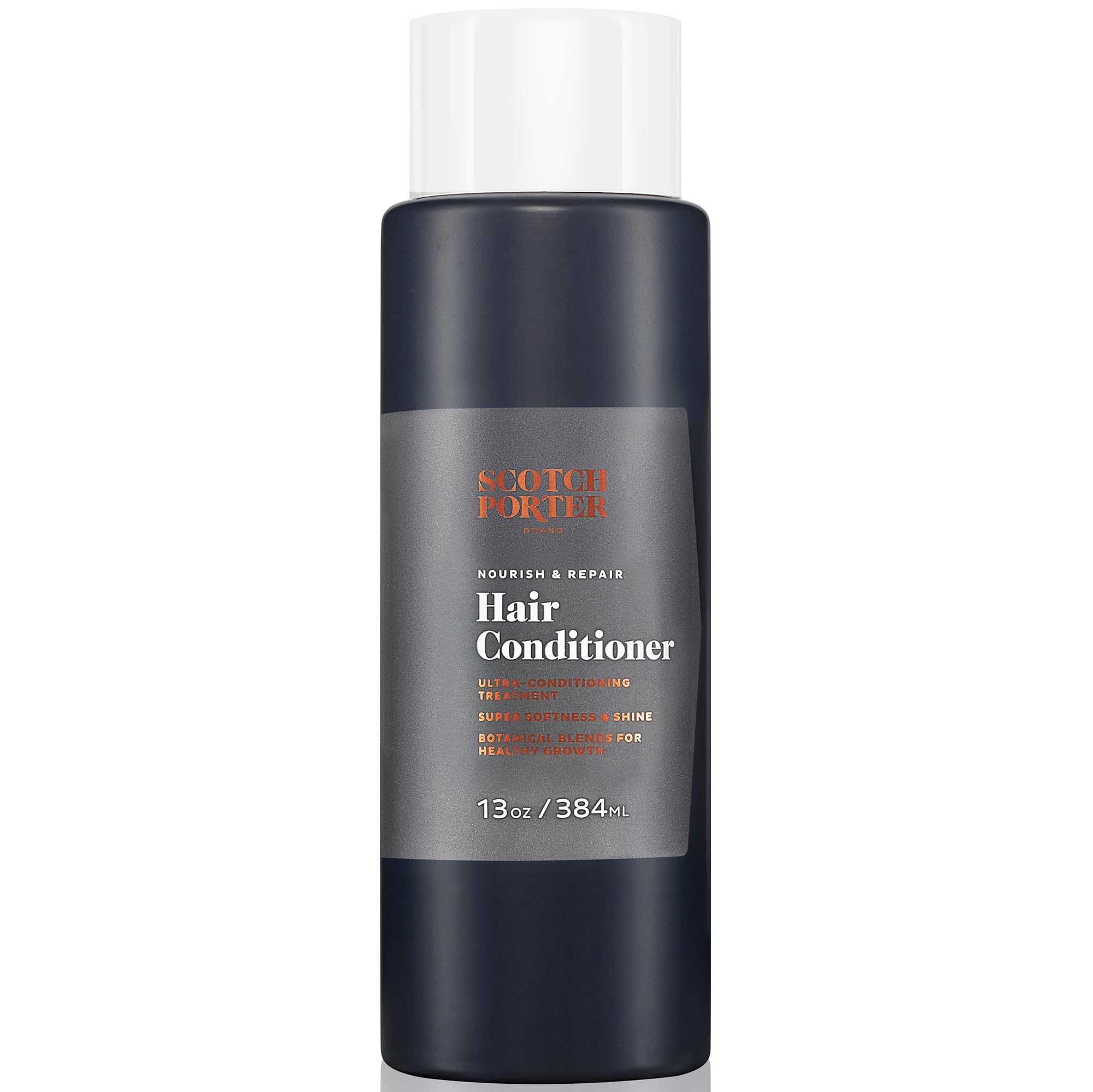 Scotch Porter Nourish & Repair Hair Conditioner for Men | Strengthens, Softens & Prevents Frizz | Formulated with Non-Toxic Ingredients, Free of Parabens, Sulfates & Silicones | Vegan | 13oz Bottle