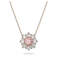 Swarovski Sunshine Jewelry Collection, Pink Crystals, Rose Gold Tone Finish