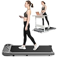 Walking Pad Treadmill Under Desk, Portable Mini Treadmill for Home/Office, Walking Pad Treadmill 2.5HP, Walking Jogging Machine with 265 lbs Weight Capacity Remote Control LED Display