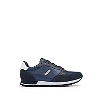 BOSS Men's Sneaker Shoes, 401 Dark Blue, 44 EU