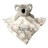 Personalized Baby Lovey with Name - Koala Plush Security Blankie Blanket