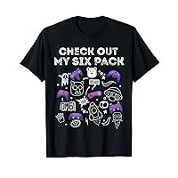 Check Out My Six Pack - Player Gaming Funny Gamer Video Tee T-Shirt
