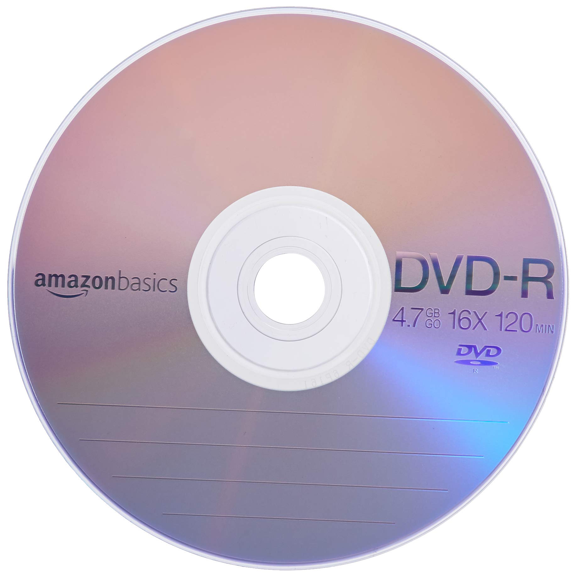 Amazon Basics 4.7 GB blank 16x DVD+R - 50 Pack Spindle