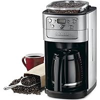 Cuisinart Grind & Brew 12 Cup Coffeemaker, Chrome Cuisinart Grind & Brew 12 Cup Coffeemaker, Chrome