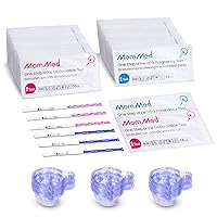 Ovulation and Pregnancy Test Strips (HCG25-LH80), OPK Ovulation Predictor Kit Includes 25 Early Pregnancy Tests, 80 Ovulation Test Strips, 105 Urine Cups, Accurate Fertility Test for Women