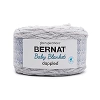 Bernat Baby Blanket Dappled Skipping Stone Yarn - Ball of 300g/10.5oz - Polyester - 6 Super Bulky - 220 Yards - Knitting/Crochet
