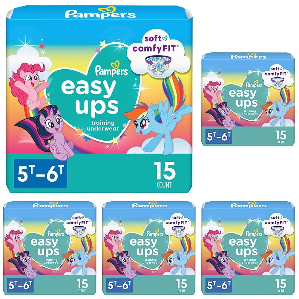 Pampers Easy Ups Girls Training Underwear - 5T - 6T - Shop