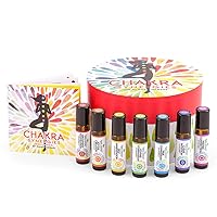 Chakra Synergy Blends Complete Roll-On Set 100% Pure, Therapeutic Grade
