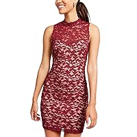 Womens Lace Midi Cocktail and Party Dress