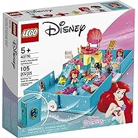 LEGO Disney Ariel’s Storybook Adventures 43176 Creative Little Mermaid Building Kit (105 Pieces)