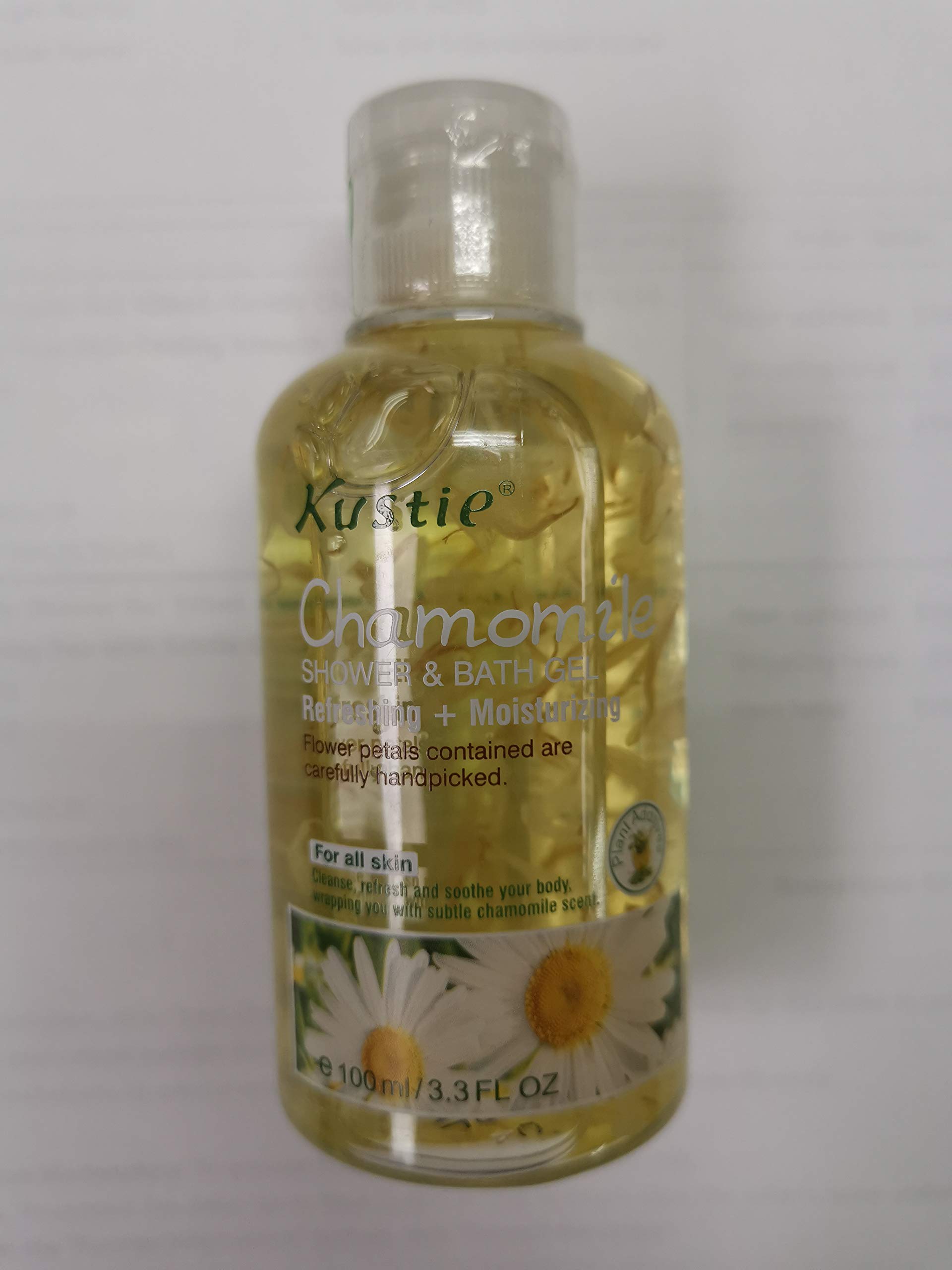 KUSTIE Chamomile Shower Gel 500ml - Refresh and Soothe Your Body, Wrapping You with Subtle Chamomile Scent
