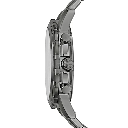Fossil Men's Dean Quartz Stainless Chronograph Watch, Color: Grey (Model: FS4721IE)