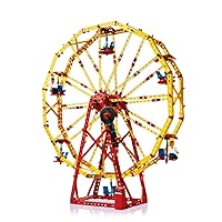 fischertechnik Super Fun Park With 660 Pieces For 3 Fully Functioning Models With Full Color Instructions - Limitless Building Opportunities