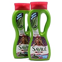 Savilé Chile Shampoo, Cleansing Shampoo to Help you Prevent Hair Loss with Pepper and Áloe for all kind of hair, 2-pack Of 25.36 Fl Oz Bottles, clear white