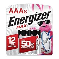 AAA batteries, Max Triple A Alkaline, 8 Count
