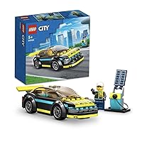 LEGO City 60383 Electric Sports Car, Toy Blocks, Present, Racing Car, Town Making, Boys, Girls, Ages 5 and Up