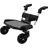 guzzie+Guss Hitch Full Suspension Ride-On Stroller Board, Compatible with All Styles of Strollers; Joggers, Prams, Full-Sized, and Umbrella Strollers, for Ages Two to Five Years, Max Weight 62 pounds