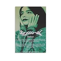 IUURFHU Bjork Debut Canvas Poster Wall Decorative Art Painting Living Room Bedroom Decoration Gift Unframe-style12x18inch(30x45cm)