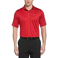 Callaway Men's Performance Short Sleeve Jacquard Polo with Swing Tech