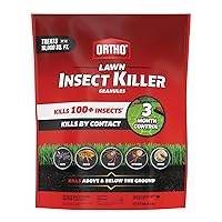 Ortho Lawn Insect Killer Granules: Treats up to 10,000 sq. ft., For Yard, Garden & Landscapes, Works on Listed Ants, Spiders, Fleas & Ticks, 10 lbs.