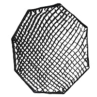 Portable Octagon 120cm 47in Softbox Honeycomb Grid Mesh Eggcrates,for Triopo Neewer Godox Octabox Flash Speedlight Only Grid