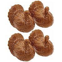 Paul Brent Turkey 4-Piece Salt and Pepper Set, Mini