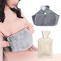 Hot Water Bottle Bag Pouch with Waist Cover for Menstrual Cramps Pain Relief