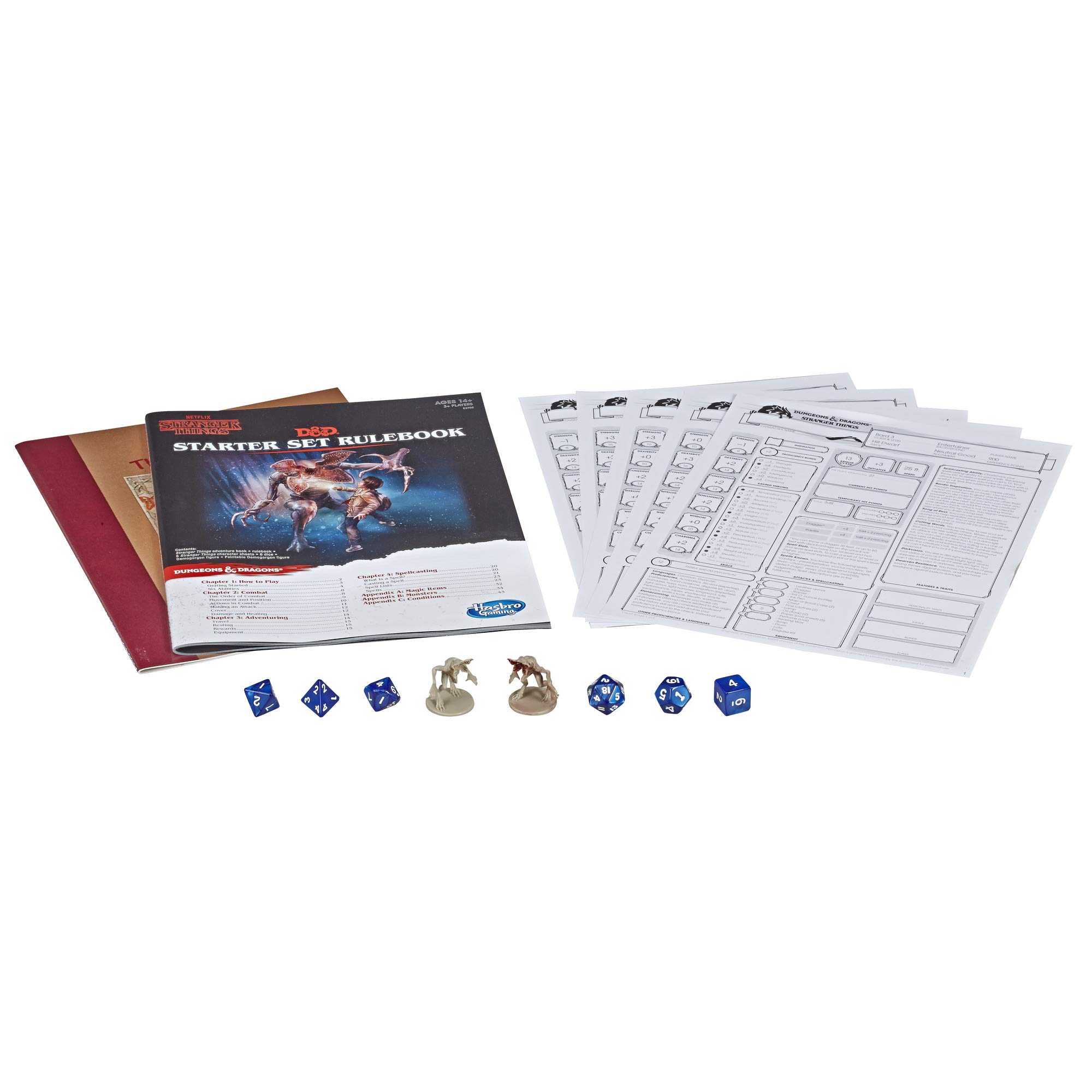 Hasbro Gaming Stranger Things Dungeons & Dragons Roleplaying Game Starter Set, 14 Years+