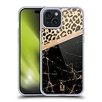 Head Case Designs Collage Marble Trend Mix Soft Gel Case Compatible with Apple iPhone 15 Plus and Compatible with MagSafe Accessories