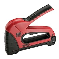 Gardner Bender MSG-501 Heavy-Duty Cable Boss Staple Gun, Professional Grade, Secures (NM) Coax, & Low-Volt Cable, Red