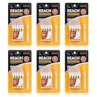 Reach Interdental Brush Extra Tight 0.7mm | Removes up to 30% More Plaque | Special Designed for Gum Protection, PFAS Free | 10 Brushes