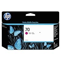 HP 70 Magenta 130-ml Genuine Ink Cartridge (C9453A) for DesignJet Z5400, Z5200, Z3200, Z3100 & Z2100 Large Format Printers