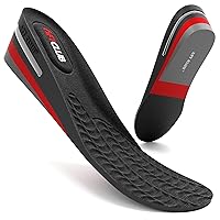 Height Increase Insoles 3 Level Elevation Men's Shoe Lifts 2.5 Inches Height Inserts Hi-Tops for Men and Women