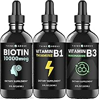 B Vitamins (Pack of 3) - B1 B3 B7 - Liquid Drops