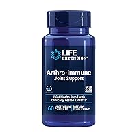 Life Extension Arthro-Immune Joint Support - Joint Health Supplement with Curcumin & Chiretta Extracts - for Joint Comfort & Strength - Non-GMO, Gluten Free, Vegetarian - 60 Capsules