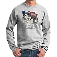 Mens Three Stooges Rushmorons American Legends Sweatshirt